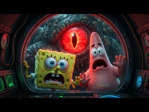SpongeBob Found a MONSTER in the Deepest Trench | 4K SpongeBob 3D Animation