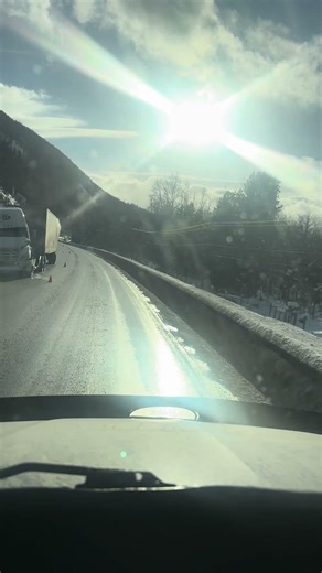 Semi Truck recovery after Larson Downhill