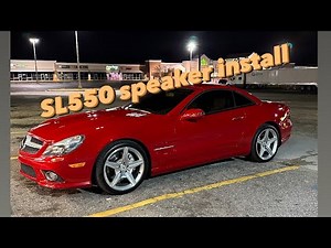 2009-2013 SL550 speaker install (upgrade)