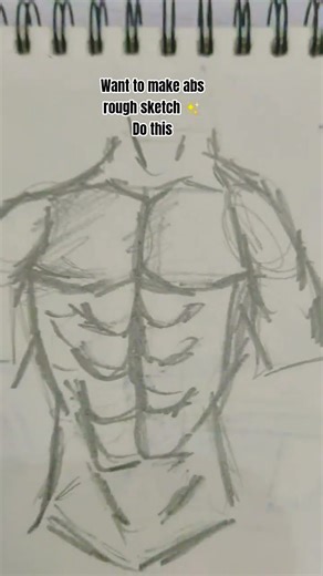 how to make anime abs ||‪@MR.AniSketch‬