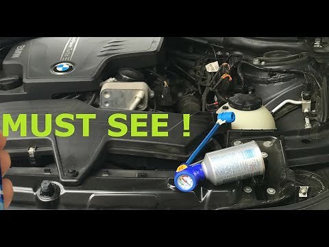 2012 -2018 BMW ! How To Recharge an AC System! Find air conditioning Problem bmw
