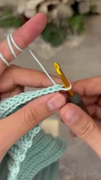 Super Easy Crochet Stitch Tutorial | Beginner Friendly Pattern”(Two rows repeat) / For Baby Blanket