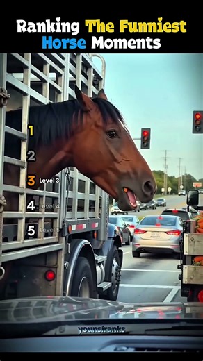 Ranking the funniest horses ever #horse #funny #shorts