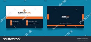 Light Modern Business Card Design Flat Stock Vector (Royalty Free) 2216065869 | Shutterstock