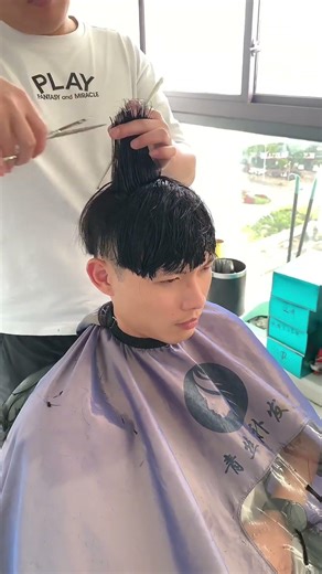 The influence of hairstyle on appearance. \n#Hairstyle determines temperament.