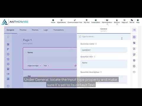 How to Mask a Single Line Input Field in Anthowise | Training Video