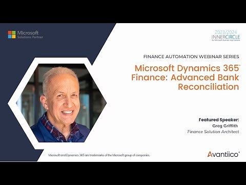 Microsoft Dynamics 365 F&SCM | Advanced Bank Reconciliation