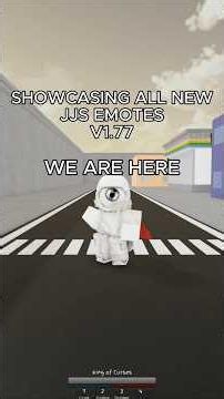 ALL NEW JJS EMOTES V1.77 #jjs #jujutsushenanigans #jjkgame #roblox #robloxchannel