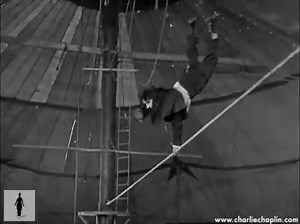 The great Charlie Chaplin, tightrope daredevil extraordinaire | Charlie Chaplin