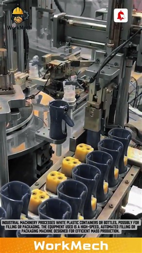 High Speed Automatic Plastic Bottle Filling & Packing Machine #machine #workmech #tech