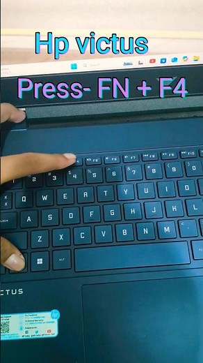 ##How to Turn On Backlight on HP Victus 15 gaming# laptop #trending #shorts## 💻