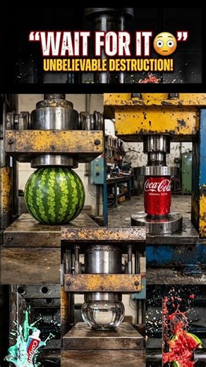 Hydraulic Press vs Everything 😳 | Most Satisfying Crush Ever 🔥