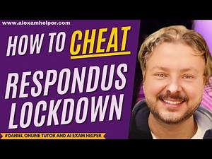 How to cheat an in person Respondus Lockdown Browser Exam
