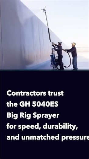 Graco GH 5040ES Big Rig Gas Hydraulic Sprayer | 5000 PSI Power for Pro Contractors #shortsvideo