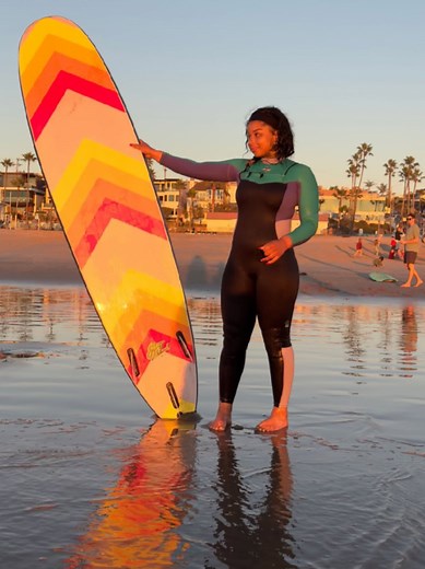 Chrisean Rock Surfing Adventure in Malibu