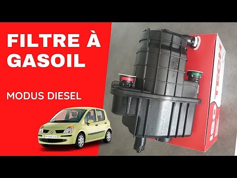 Changer le Filtre à Gasoil Modus 1.5 dCi