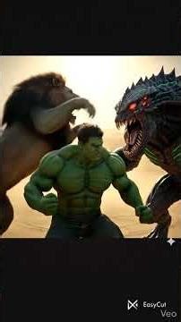 Khatarnak 👽Alien Beast vs Hulk Beast 😡 | Ultimate Monster Battle #hulk #lion #viral #TrendingShorts