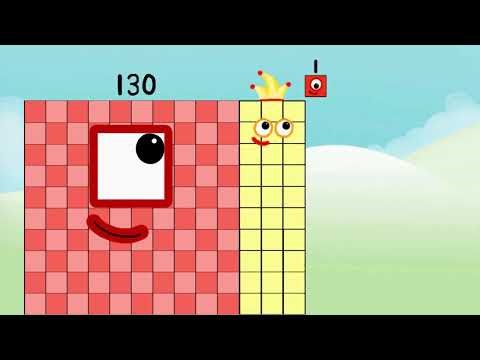 Numberblocks 121 to 140 Counting 121–140 for Kids Learn Big Numbers and Fun Addition Practice