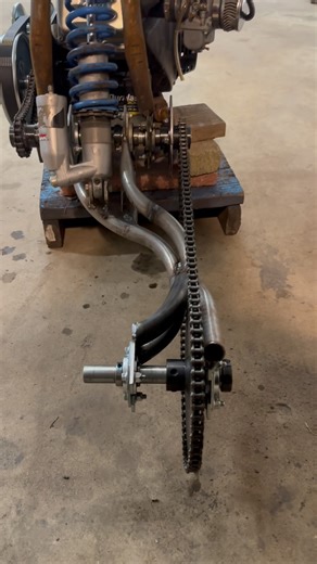 Mini Metal Fab | Single sided swingarm is finished on the big block mini bike! #builtnotbought #minibike #custom #swingarm #fullsuspension #fabrication... | Instagram