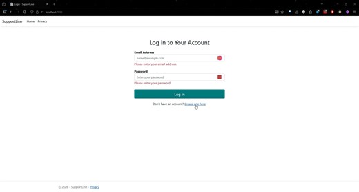 Making Account And Submitting Ticket