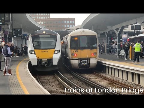 Trains at London Bridge