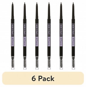 (6 pack) Maybelline Express Brow Ultra Slim Pencil Eyebrow Makeup, Deep Brown