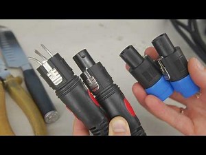 How to Repair or Install a Speakon Connector Step by Step