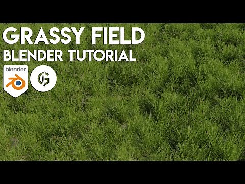 Easily Make a Grassy Field in Blender 2.9 - Blender Graswald Addon