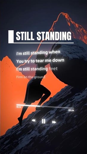 Still Standing (Lyrics) | EDM Short 💥 #EDM #StillStanding #Lyrics