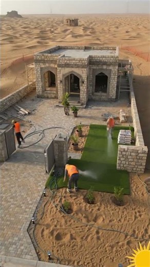 BEFORE --- AFTER | Desert Villa Built From Nothing to Luxury Oasis 🌴