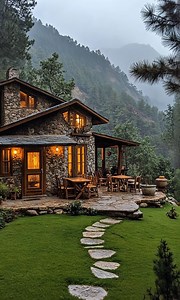 Cozy mountain retreat surrounded by breathtaking forest views | Log Cabins
