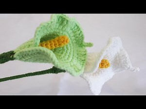 How to crochet calla lily flowers