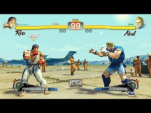 Ryu vs Abel (Hardest) Street Fighter 4.| Epic Battle