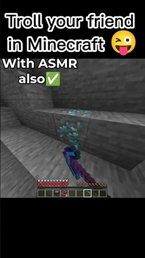 Troll Your Friend in Minecraft 😜💀 #shorts #minecraft