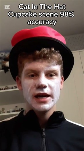 Cat In The Hat cupcake scene #catinthehat #comedy #impression #movie #funny