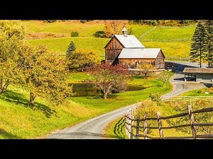 Beautiful Relaxing Music for stress relief, Calming Music "Vermont Barns" composed by Tim Janis