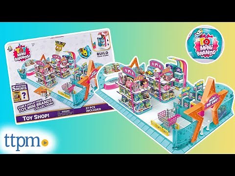 *NEW* 5 Surprise Toy Mini Brands Toy Shop & Collectibles Unboxing + Review!