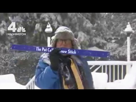 Pat Collins Measures Two-Snow-Stick-Storm Event | NBC4 Washington