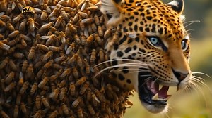 Can Bees REALLY Take Down a Tiger in 24 Hours #animals #rescue #wildliferescue #bees #tiger #fyp | Black Berry