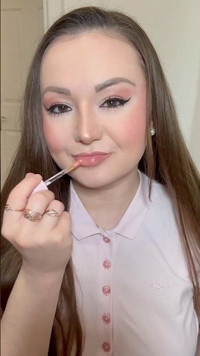 Peachy makeup look tutorial | GRWM 💕