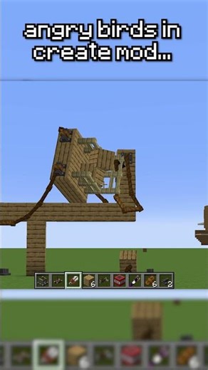 we tried to make angry birds with the new create mod