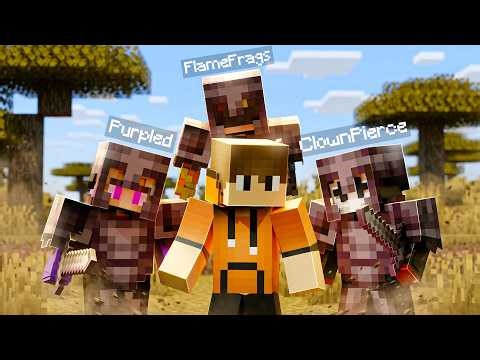 I was in Karl's 1000 Hunters vs Minecraft's Deadliest Players