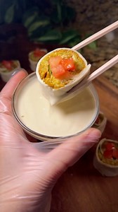 Falafel Sushi Wrap 🥢🥙 Ingredients Falafel • 1 cup canned chickpeas, drained and rinsed • 2 tbsp chopped parsley • 1 garlic clove • 2 tbsp flour • ½ tsp cumin • ½ tsp salt • 2–3 tbsp water (as needed) • Oil for pan-frying Tahini Sauce • 3 tbsp tahini • 2 tbsp lemon juice • 1 small garlic clove, minced • 2–4 tbsp water (to thin) • Pinch of salt Wrap • 1 large tortilla • 3 cooked falafel balls (from recipe above) • Pickles, cut into thin sticks • Lettuce leaves • 2–3 tbsp small diced tomatoes ⸻ I