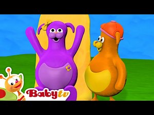 Nico & Bianca's Playground Fun 🎠 | Sliding & Riding Adventures @BabyTV - Videos For Kids