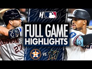 Houston Astros vs Miami Marlins - FULL GAME HIGHLIGHTS | August 4, 2025 MLB Season