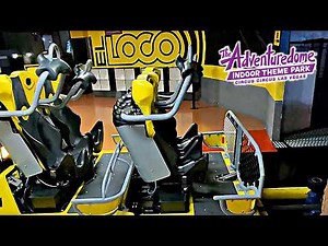2026 El Loco Roller Coaster On Ride Front Seat POV Circus Circus Adventuredome Las Vegas