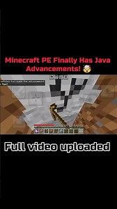 Best Minecraft PE Addon Ever! 🔥 Java Advancements