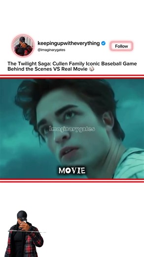 The Twilight baseball scene BTS vs the final movie 😭⚾️ They had NO idea they were creating history!