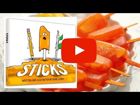 Kids Book Summer Read Aloud STICKS by Diane Alber with video & music