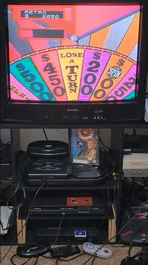 wheel of fortune sega cd #retrogames #segacd #wheeloffortune #gameplay #sega #gameshow #90s